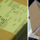 Some of the packages received along the away. Pictured: From Japan and Russia